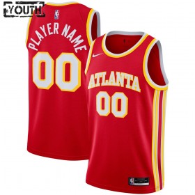 Dres Atlanta Hawks Prilagođeni 2020-21 Nike Icon Edition Swingman - Dječji